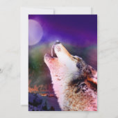 Wolf nachts einladung (Rückseite)