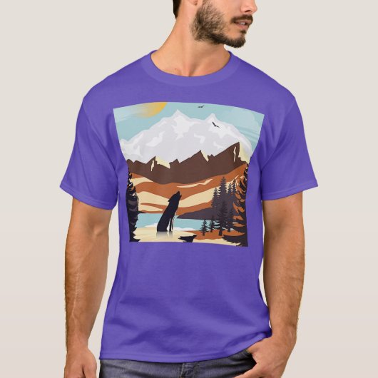 Wolf Nationalpark T-Shirt (Vorderseite)