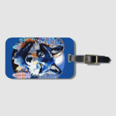 Wolf Native Animal Spirit Gepäckanhänger (Vorderseite (Horizontal))