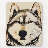 Wolf-Natur Mousepad (Vorne)