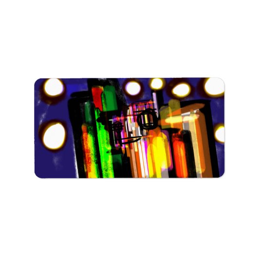 Wolf Nebelwald Adressaufkleber (Vorne)