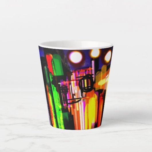 Wolf Nebelwald Milchtasse (Vorderseite)