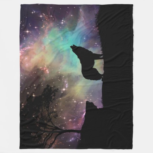 WOLF NEBULA FLEECEDECKE (Vorderseite)