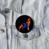 WOLF NEON ABSTRAKT PAINT BUTTON (Beispiel)