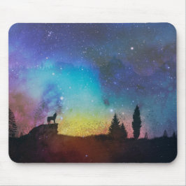 Wolf Night Mousepad