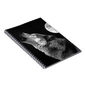 Wolf & Night Notebook Notizblock (Rechte Seite)