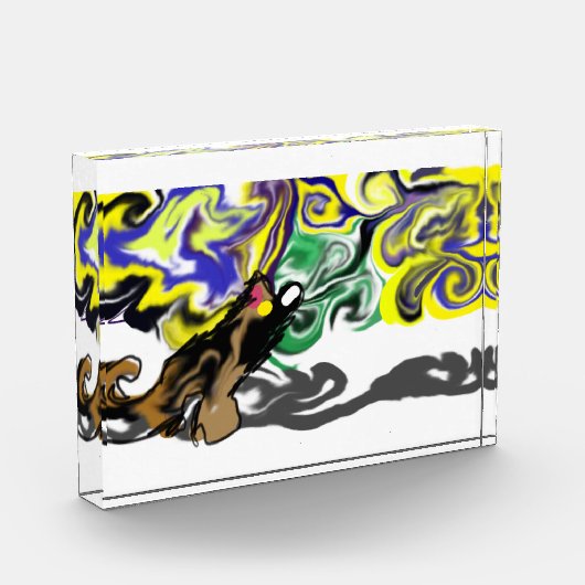 Wolf night stary  fotoblock (Links)