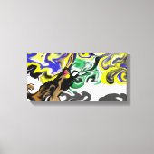 Wolf night stary leinwanddruck (Vorderseite)