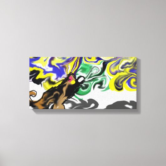 Wolf night stary leinwanddruck (Vorderseite)