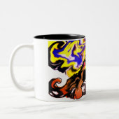 Wolf night stary zweifarbige tasse (Links)