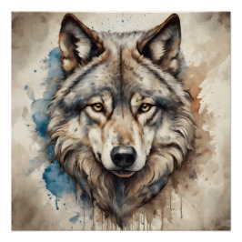 Wolf no 1 Glossy Poster