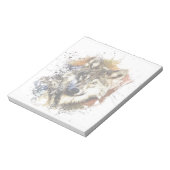 Wolf Notizblock (Rotiert)