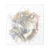 Wolf Notizblock (Vorderseite)