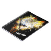 Wolf Notizblock (Linke Seite)