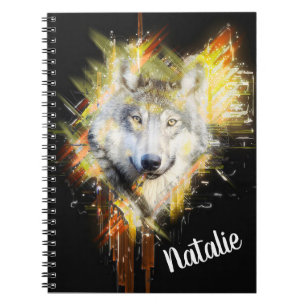 Wolf Notizblock