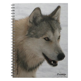 Wolf-Notizbuch Notizblock