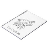 Wolf-Notizbuch Notizblock (Linke Seite)