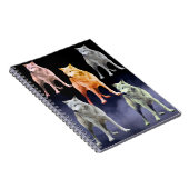 Wolf-Notizbuch Notizblock (Rechte Seite)