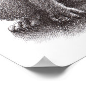 Wolf oder Dog Poster (Ecke)