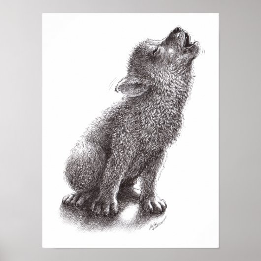 Wolf oder Dog Poster (Vorne)