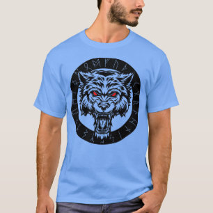 Wolf Of Odin Geri And Freki Norse Mythology T-Shirt