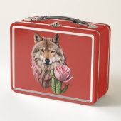 Wolf One Metall Brotdose (Vorderseite)