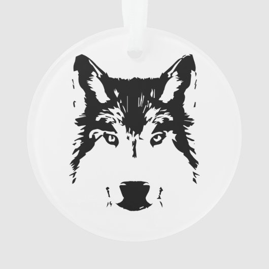 Wolf Ornament (Rückseite)