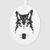Wolf Ornament (Vorderseite)