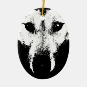 Wolf Ornament Personalisiert Wolf Pup Decoration