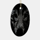 Wolf Ornament Personalisiert Wolf Pup Decoration (Rechts)