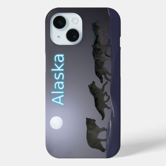 Wolf Pack - Alaska Case-Mate iPhone Hülle (Rückseite)