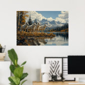 Wolf Pack am See Poster (Heimbüro)