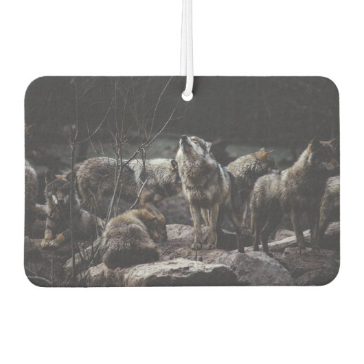 Wolf Pack Autolufterfrischer (Vorderseite)