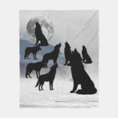 WOLF PACK Blanket Fleecedecke (Vorderseite)