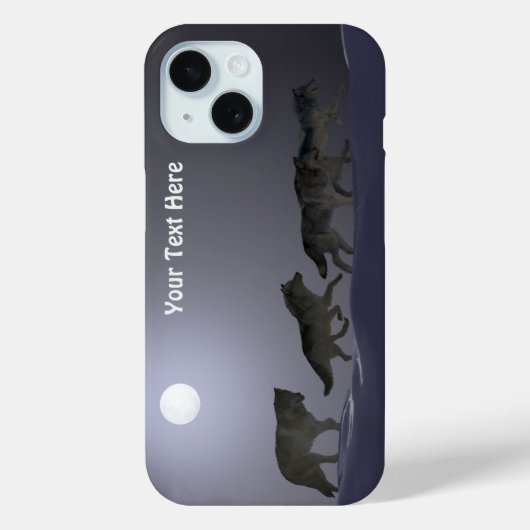 Wolf Pack - Brillante Nacht Case-Mate iPhone Hülle (Rückseite)
