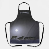 Wolf Pack - Brillante Nacht Schürze (Vorderseite)