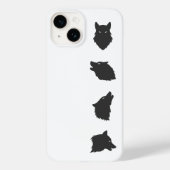 Wolf Pack Case-Mate iPhone Hülle (Rückseite)