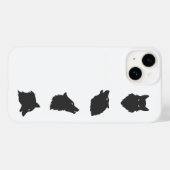 Wolf Pack Case-Mate iPhone Hülle (Rückseite (Horizontal))