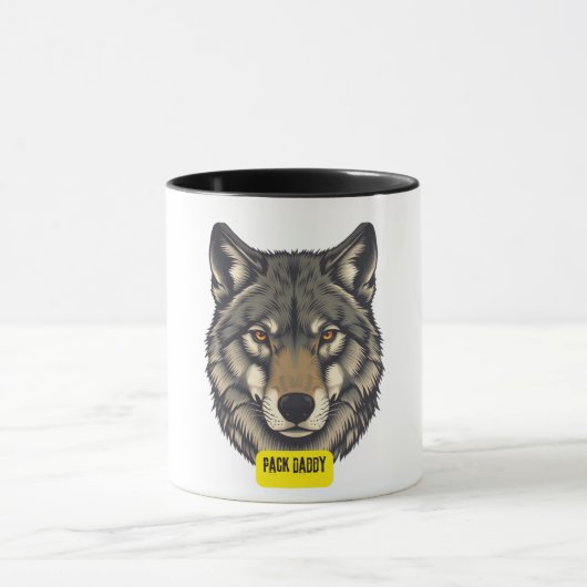 Wolf. Pack Daddy Tasse (Zentrum)