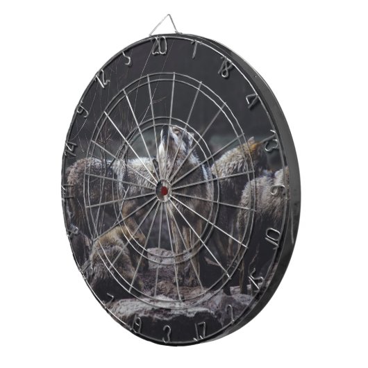 Wolf Pack Dartscheibe (Vorderseite rechts)