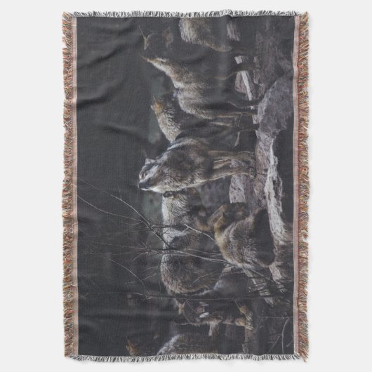 Wolf Pack Decke (Vorderseite Vertikal)