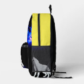 Wolf Pack Druck Schnitt Nähtasche Bedruckter Rucksack (Rechts)