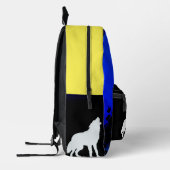 Wolf Pack Druck Schnitt Nähtasche Bedruckter Rucksack (Links)