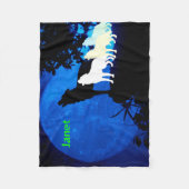 Wolf Pack Fleecedecke (Vorderseite)