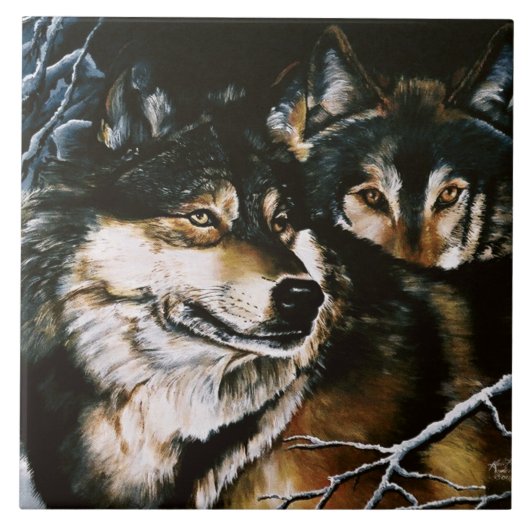 Wolf Pack Fliese (Vorderseite)