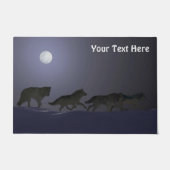 Wolf Pack Fußmatte (Vorderseite)