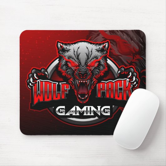 Wolf Pack Gaming-Mauspad Mousepad (Mit Mouse)
