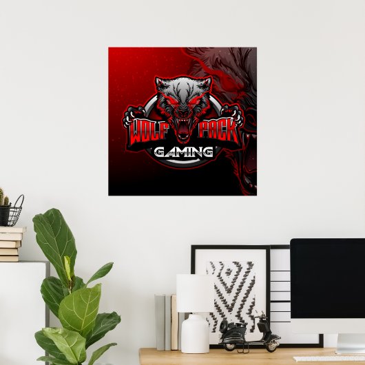 Wolf Pack Gaming Poster (Heimbüro)