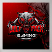 Wolf Pack Gaming Poster (Vorne)