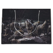 Wolf Pack Große Geschenktüte (Vorderseite)